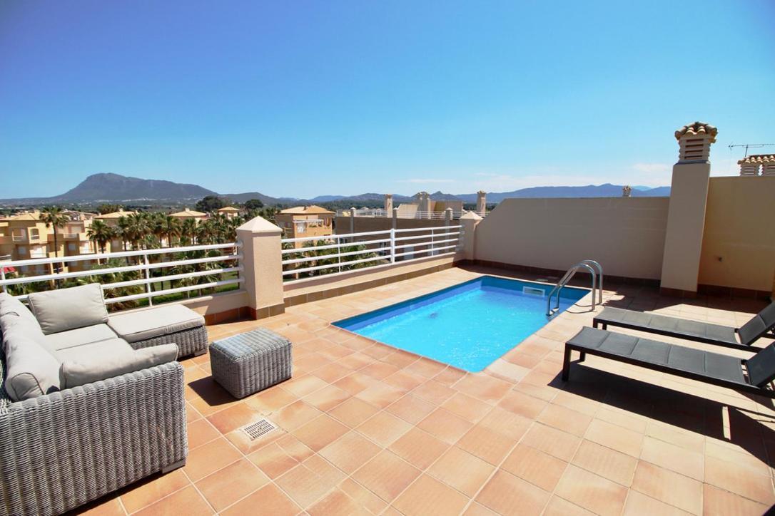 Atico Frontal Al Mar Con Piscina Privada By Homeprive Denia Eksteriør bilde