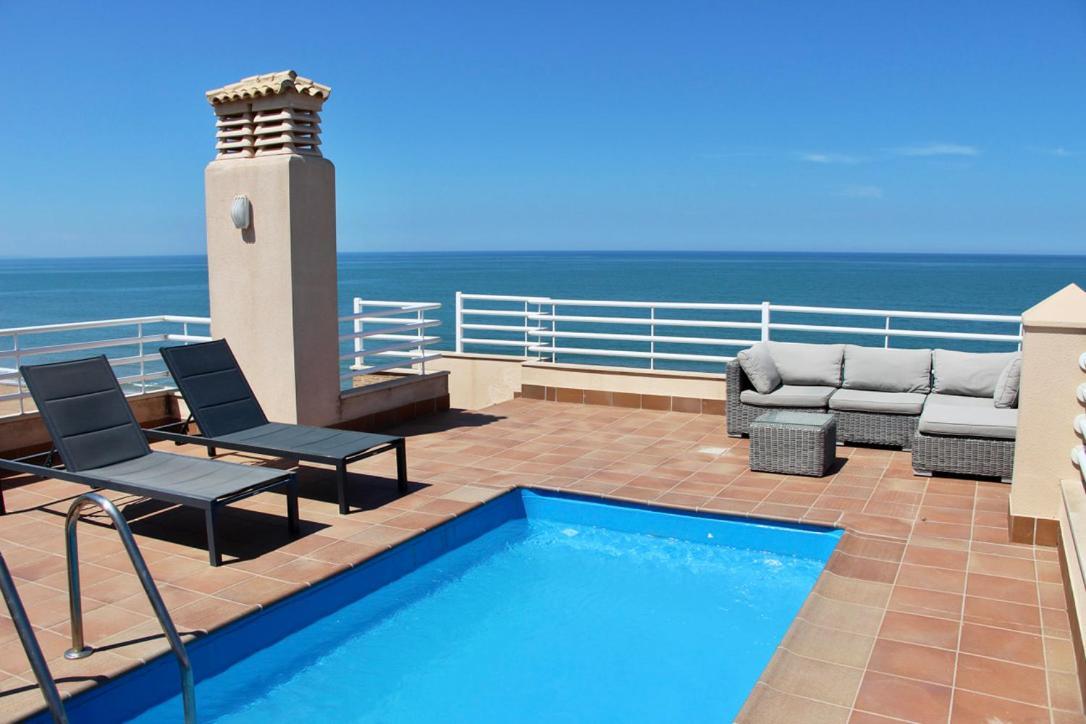 Atico Frontal Al Mar Con Piscina Privada By Homeprive Denia Eksteriør bilde